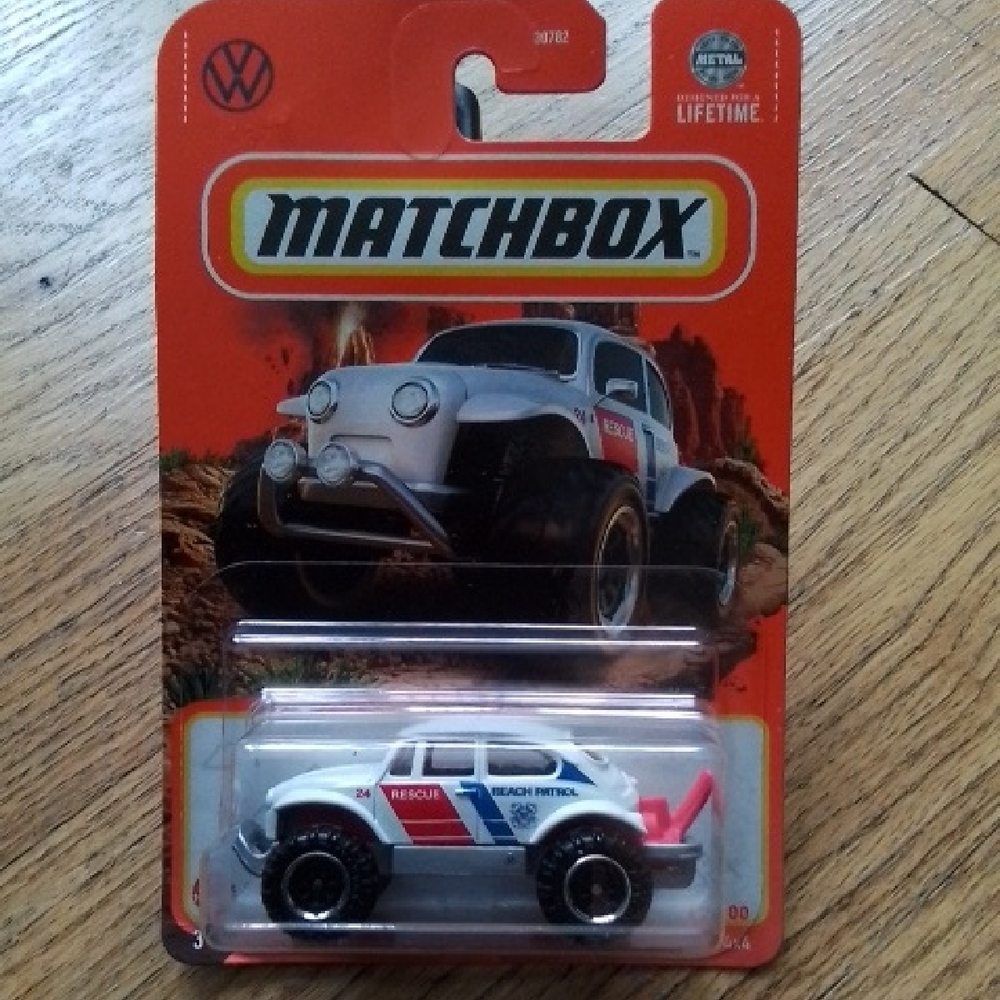 Match Rescue White and Red Beach Vehicle
